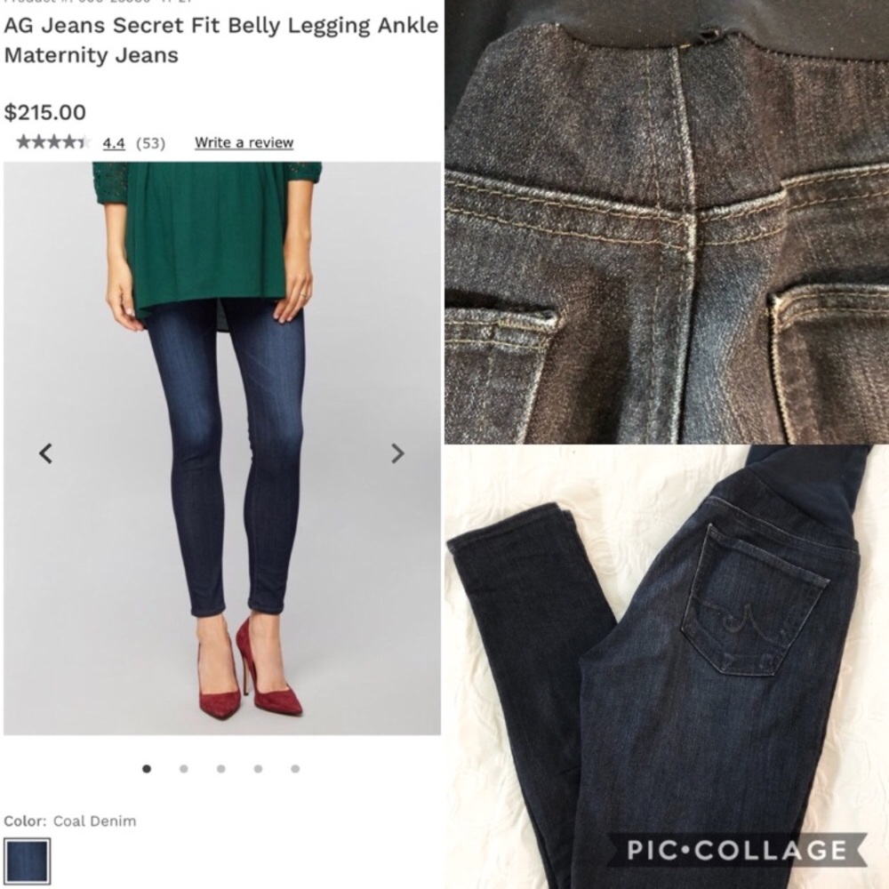AG maternity jeans 27 Secret Fit Belly Legging